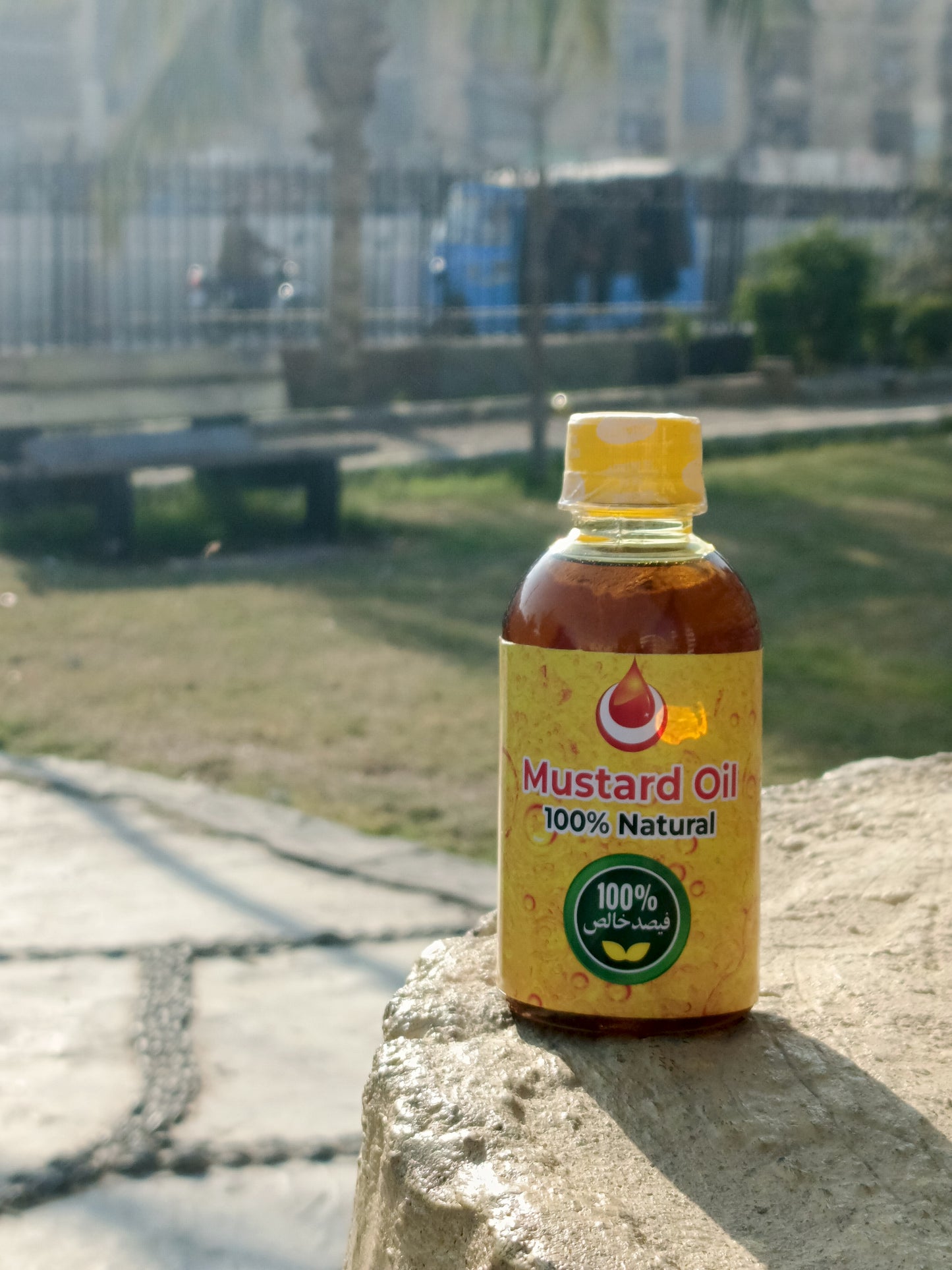 100% Natural Mustard Oil – Single Bottle | Pure & Cold-Pressed