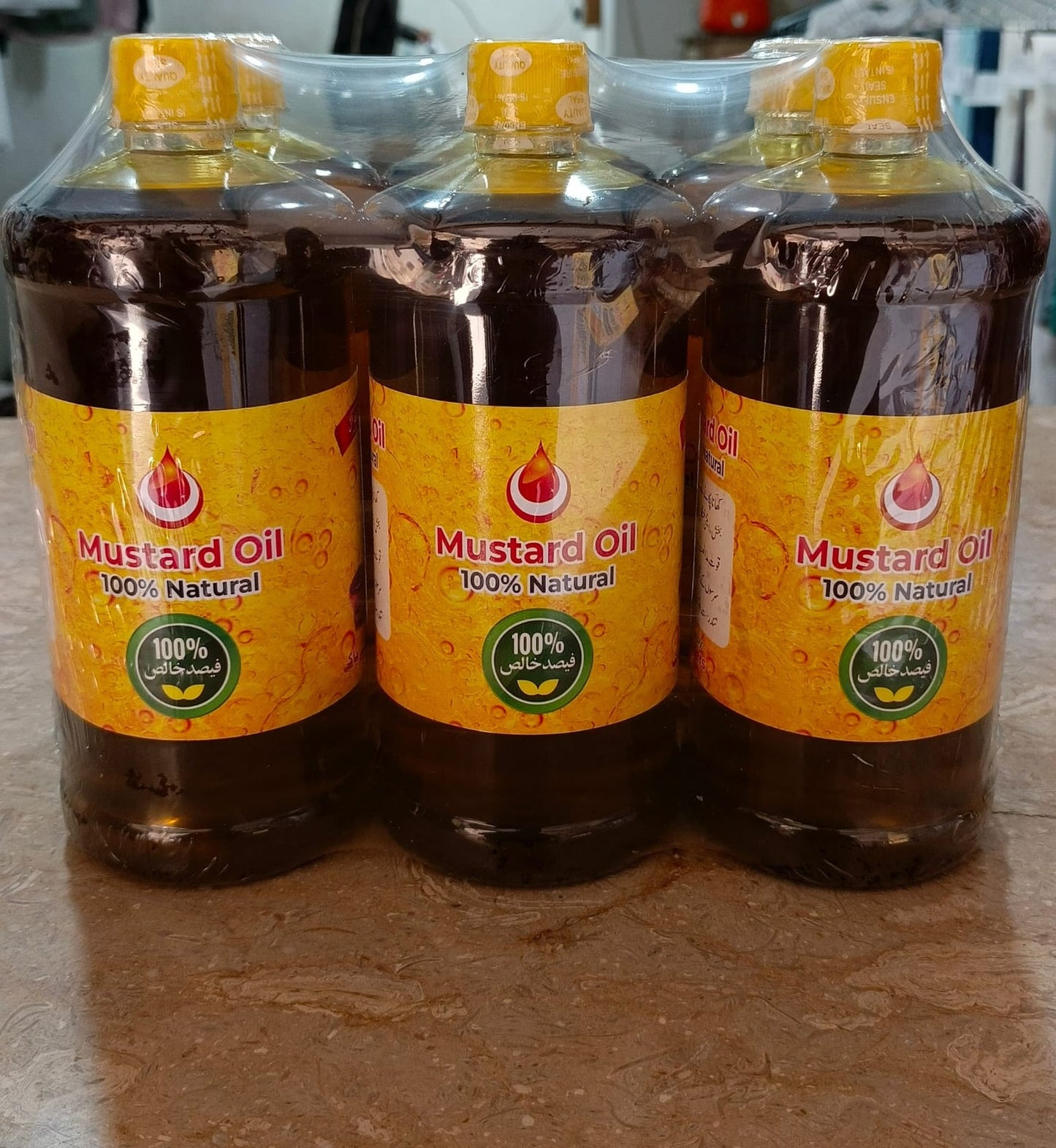 Natural Mustard Oil – Pack of 6 (250ml/500ml/1 Liter)