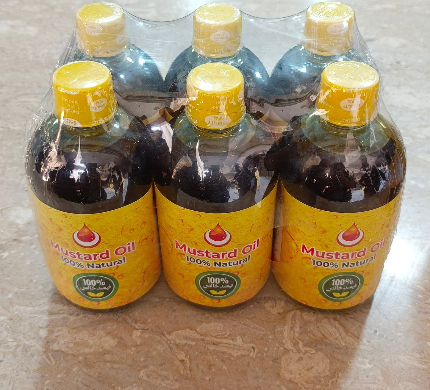 Natural Mustard Oil – Pack of 6 (250ml/500ml/1 Liter)